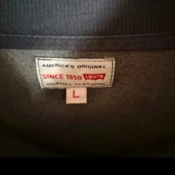 LEVIS Mens Vintage Y2K 2000s Levi Towel Towelling zip up Jacket Size L - Picture 3 of 4